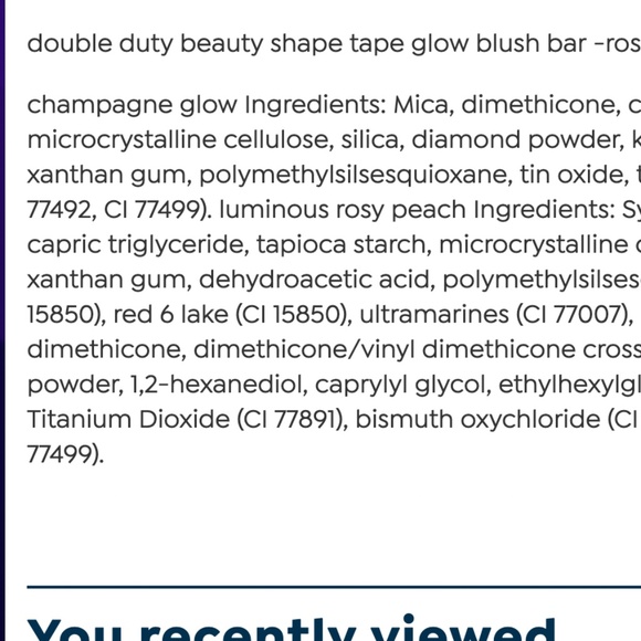 tarte Shape Tape Glow Blush Bar (Rose) w/ Brush- NIB - Picture 13 of 16